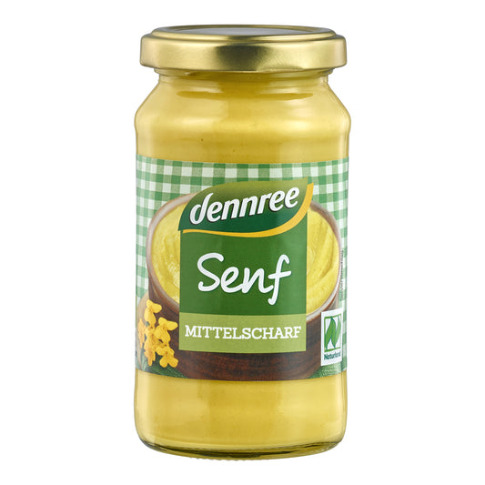 440188 Hořčice středně pálivá 200 ml BIO   DENNREE-1