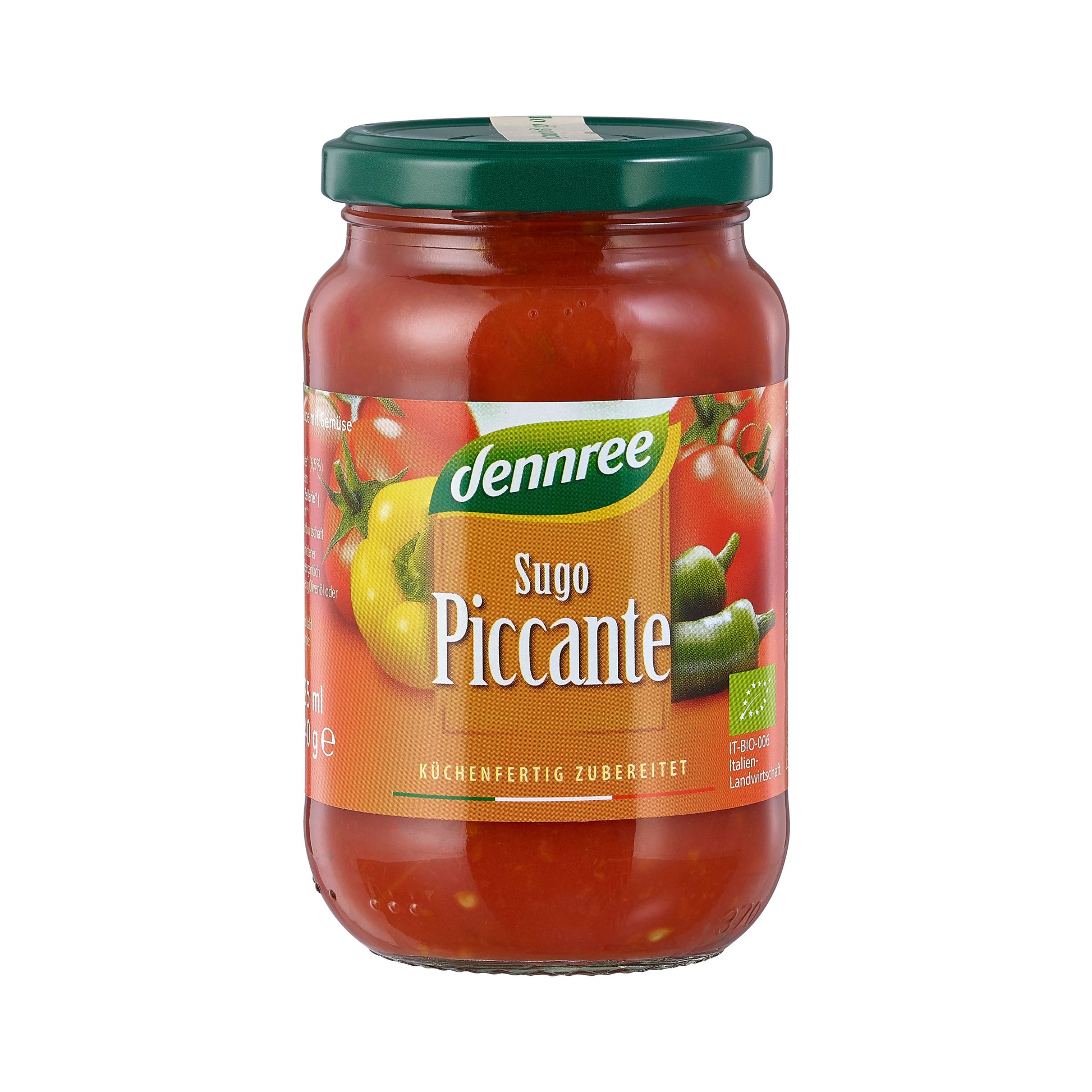 440192 Omáčka rajčatová se zeleninou pikantní 340 g BIO   DENNREE-1