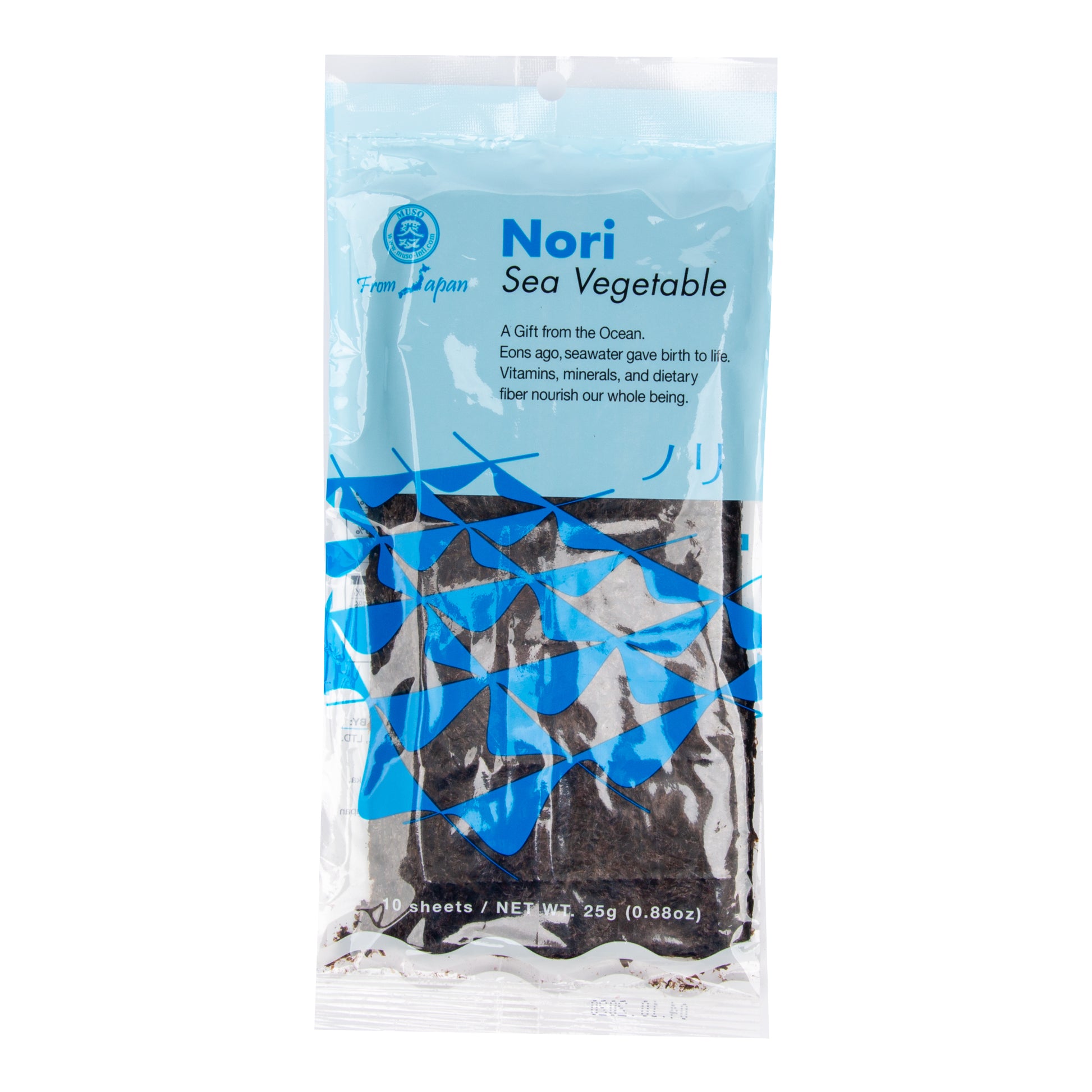 482004 Mořské řasy Nori plátky 25 g   MUSO-1