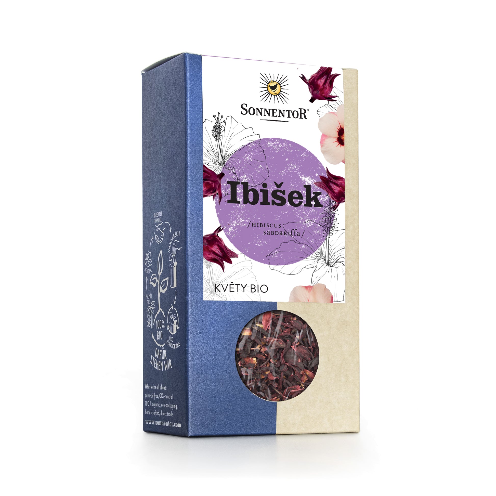 510210 Čaj Ibišek květ sypaný 80 g BIO   SONNENTOR-1