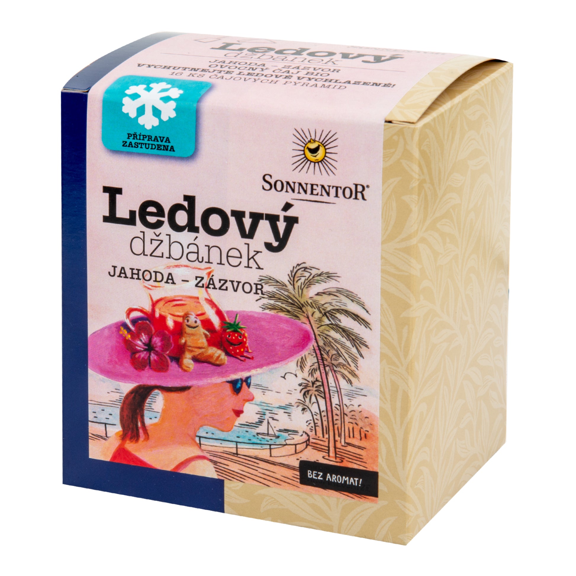 510280 Čaj Ledový džbánek jahoda - zázvor 44,8 g BIO   SONNENTOR-1