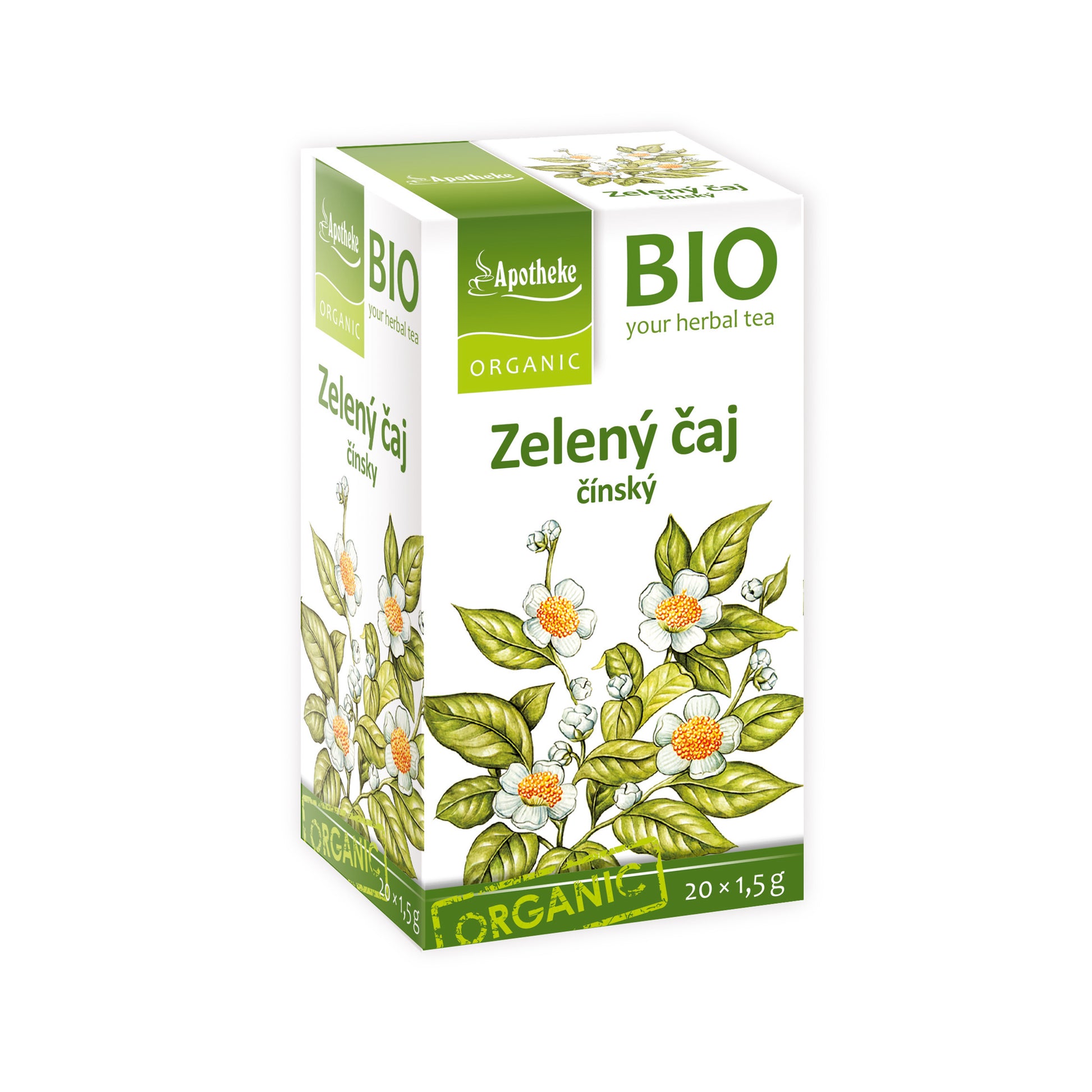 510404 Čaj Zelený 20 sáčků 30 g BIO   MEDIATE-1