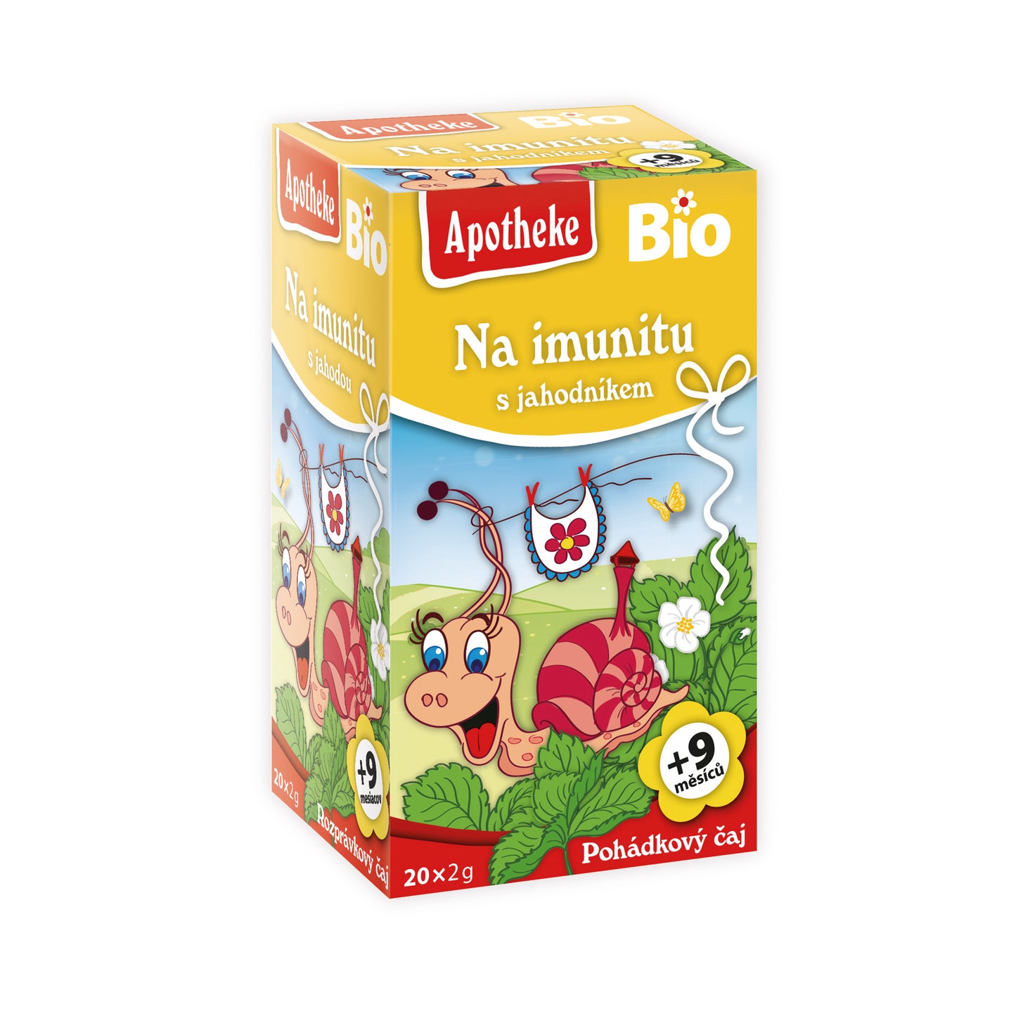 510486 Čaj dětský Na imunitu s jahodníkem 20 sáčků 40 g BIO   MEDIATE-1