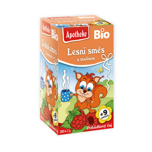 510487 Čaj dětský Lesní směs s malinou 20 sáčků 40 g BIO   MEDIATE-1