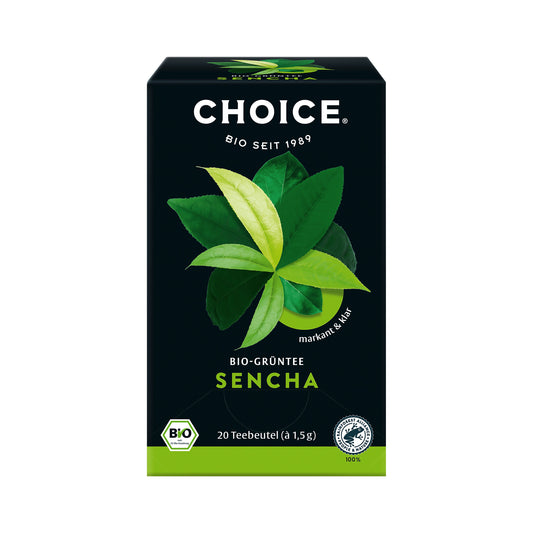 510506 Čaj zelený Sencha 20 sáčků 30 g BIO   CHOICE-1