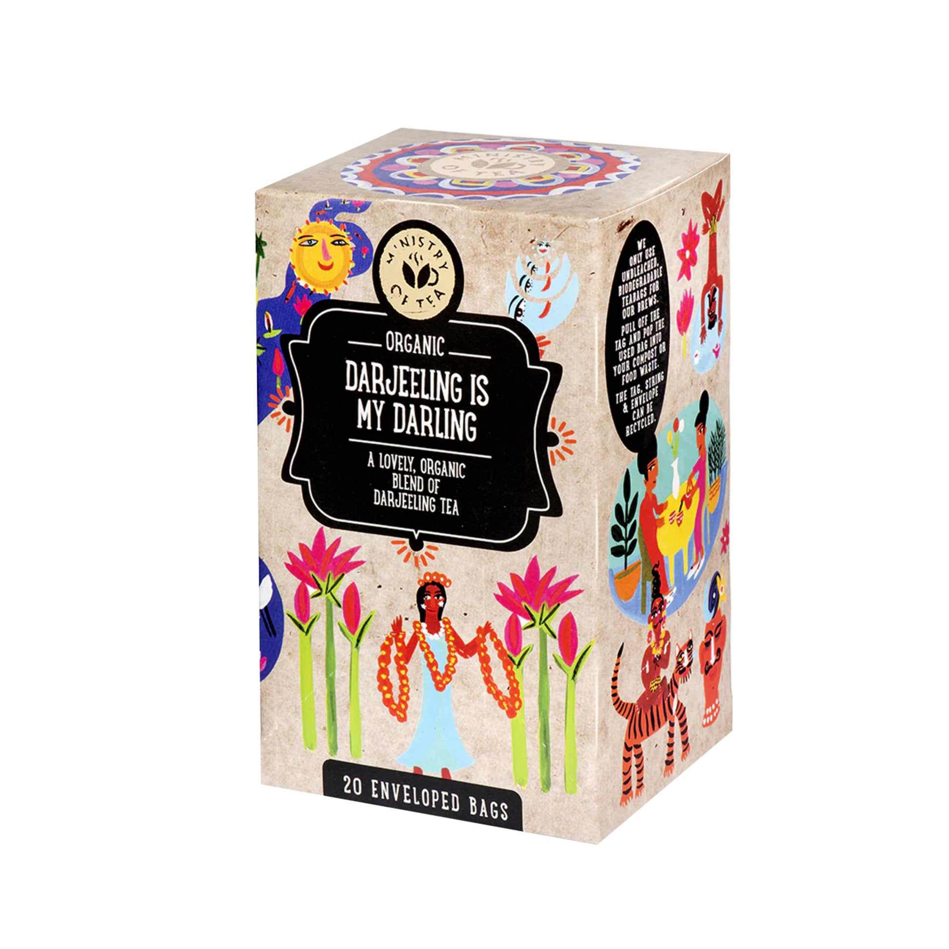 510627 Čaj černý Darjeeling 20 sáčků 36 g BIO   MINISTRY OF TEA-1