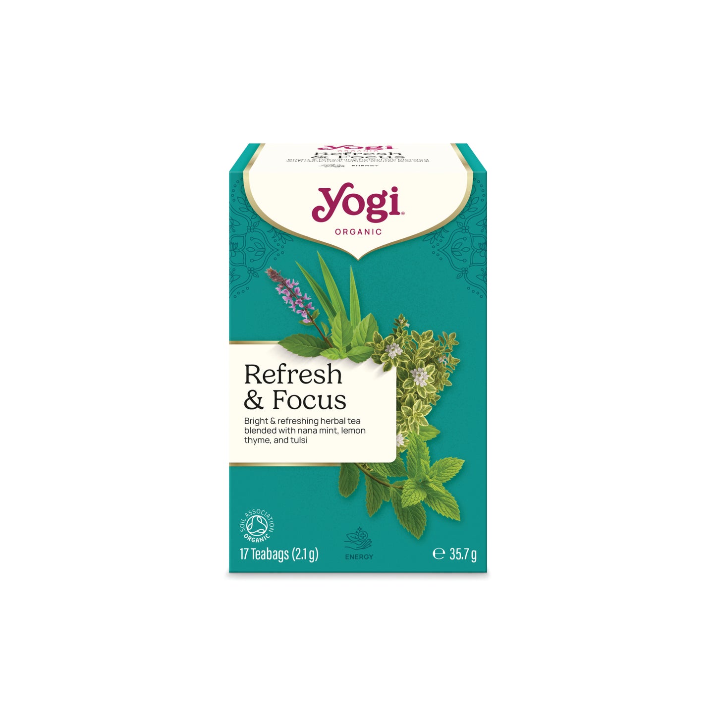 510637 Čaj bylinný Refresh & Focus 17 sáčků 35,7 g BIO   YOGI-1