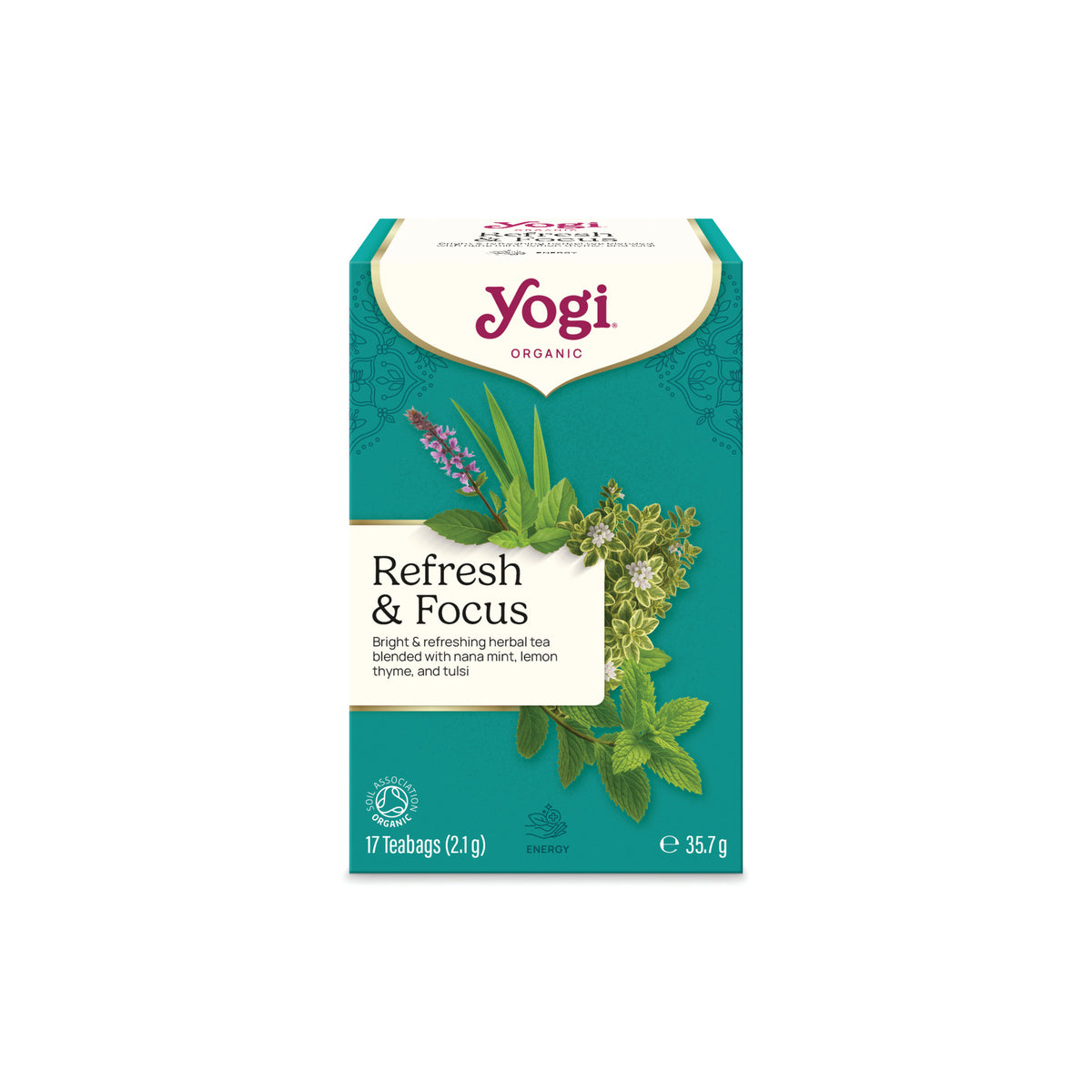510637 Čaj bylinný Refresh & Focus 17 sáčků 35,7 g BIO   YOGI-1