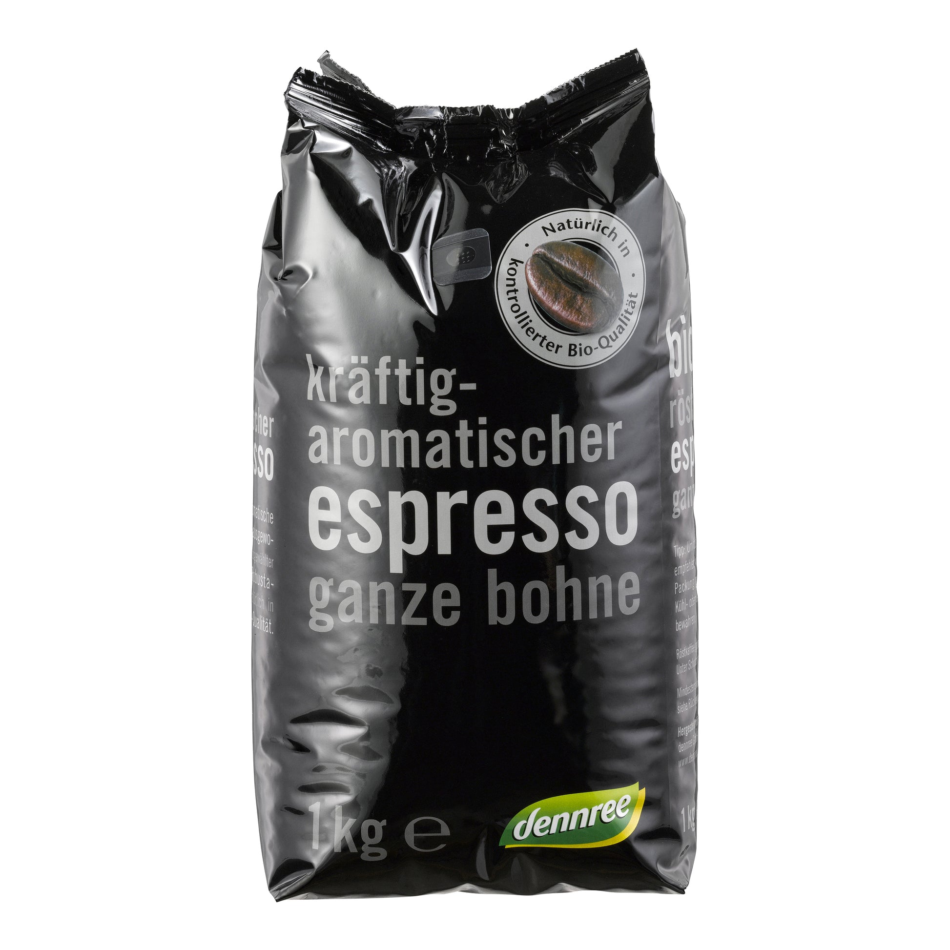 520026 Káva espresso zrnková 1 kg BIO   DENNREE-1