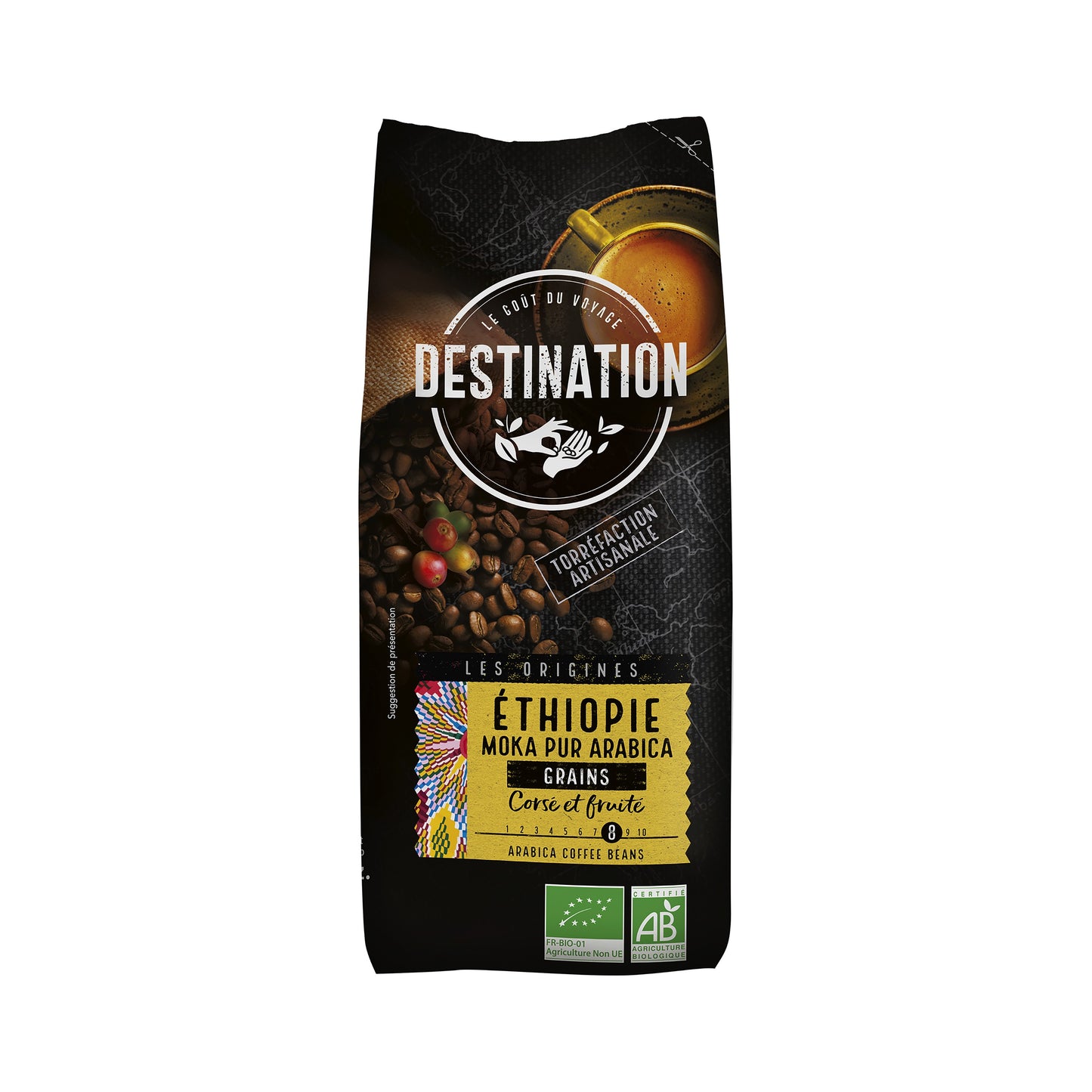 520050 Káva zrnková Etiopie 500 g BIO   DESTINATION-1