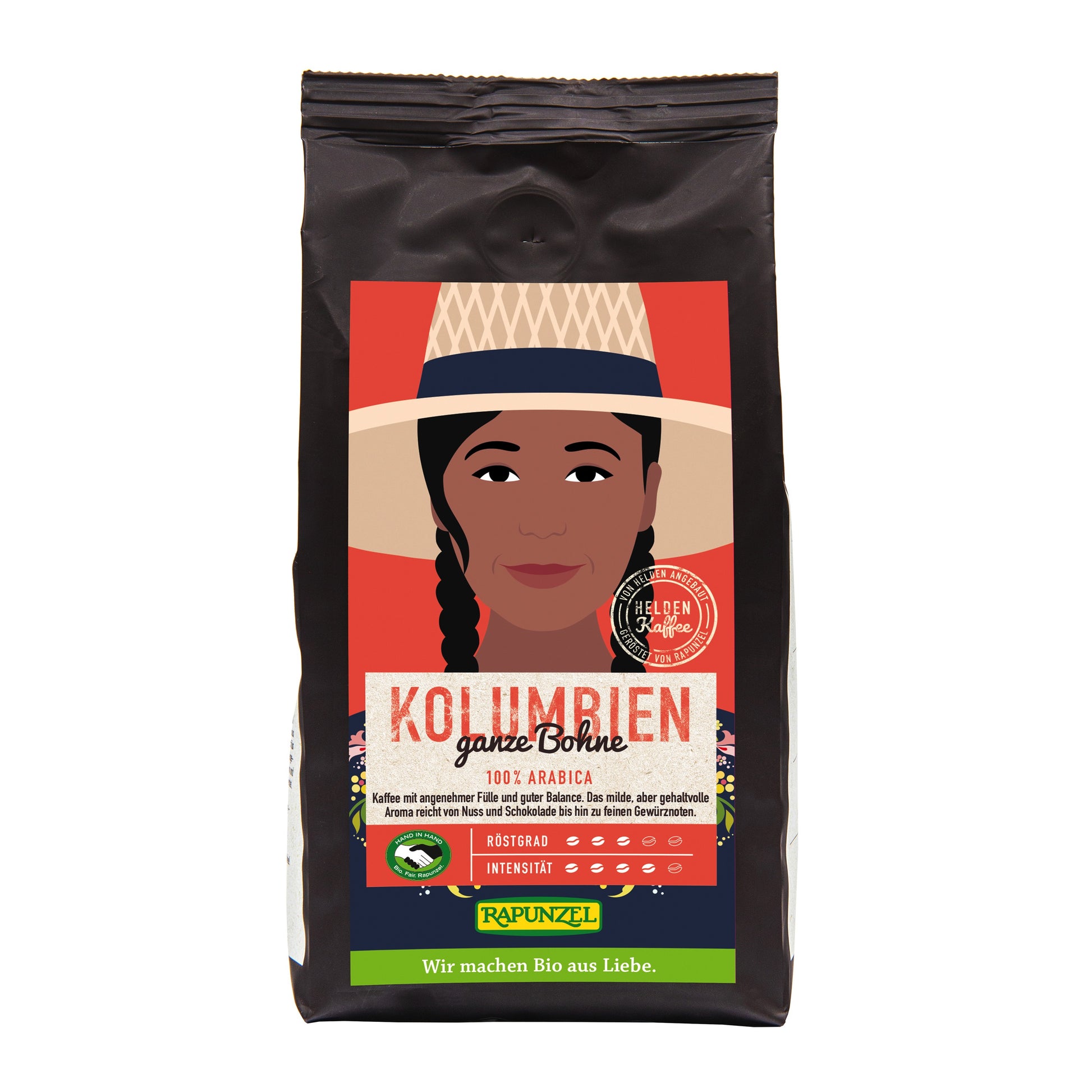 520061 Káva zrnková Kolumbie 250 g BIO   RAPUNZEL-1