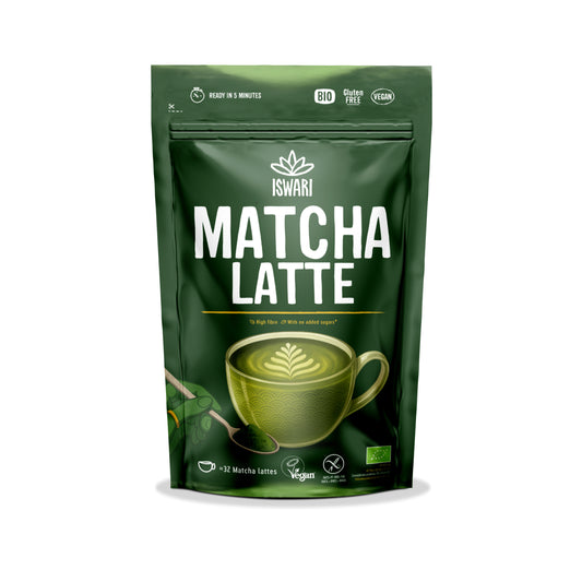 520082 Nápoj instantní Matcha Latte 100 g BIO   ISWARI -1
