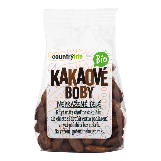 521011 Kakaové boby nepražené celé 100 g BIO   COUNTRY LIFE-1