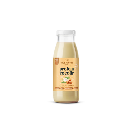 530095 Nápoj kokosový Protein Cocofir Salted Caramel 250 ml BIO   WILD & COCO-1