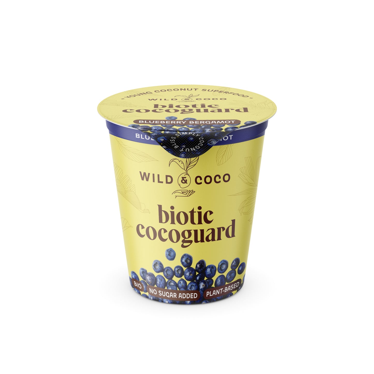 530098 Dezert kokosový Biotic Cocoguard Blueberry Bergamot 150 ml BIO   WILD & COCO-1