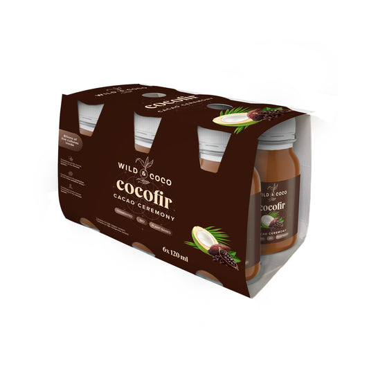 530102 Nápoj kokosový Cocofir Young Coconut & Vanilla 6 x 120 ml BIO   WILD & COCO-1