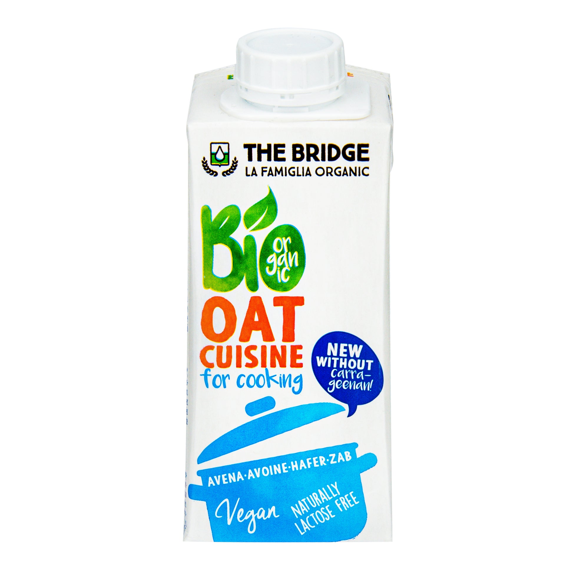531128 Ovesná alternativa smetany na vaření 200 ml BIO   THE BRIDGE-1