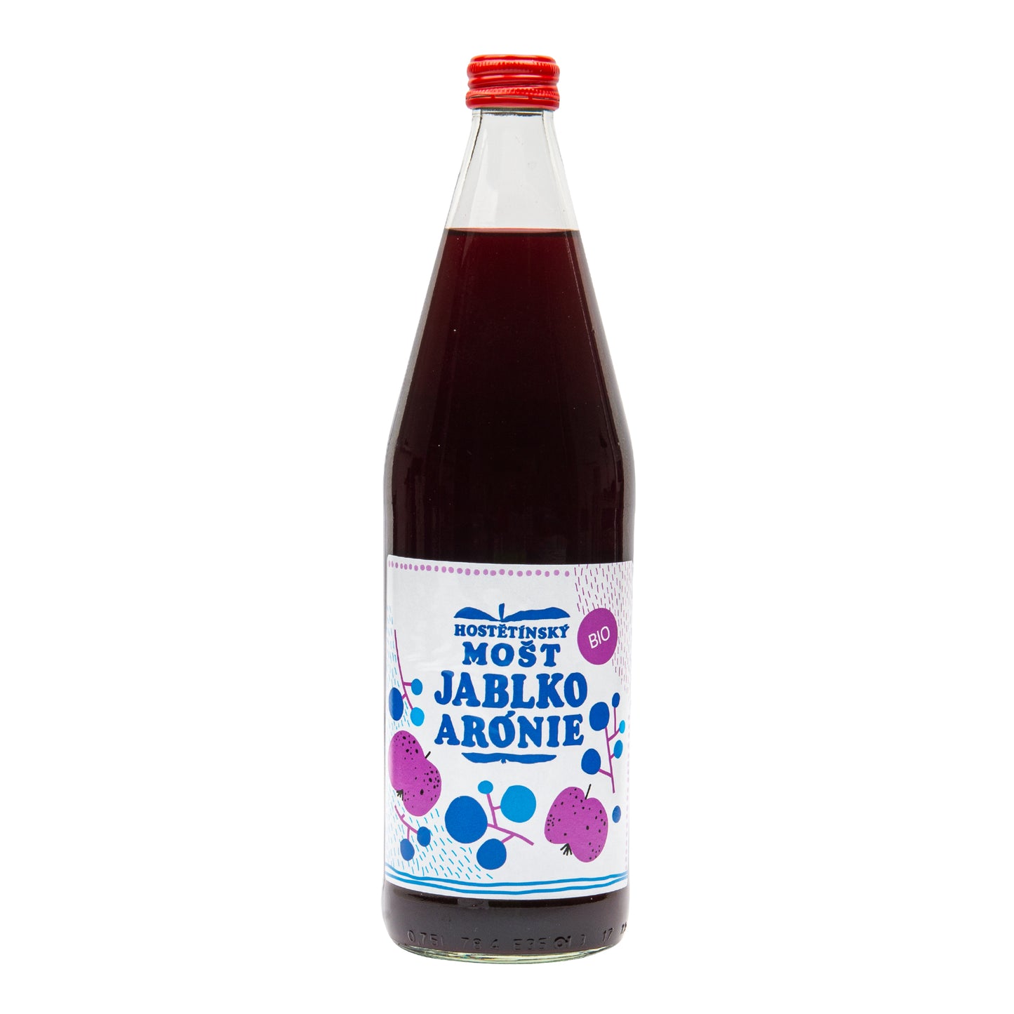 550080 Mošt jablečný s aronií 750 ml BIO  MOŠTÁRNA HOSTĚTÍN-2