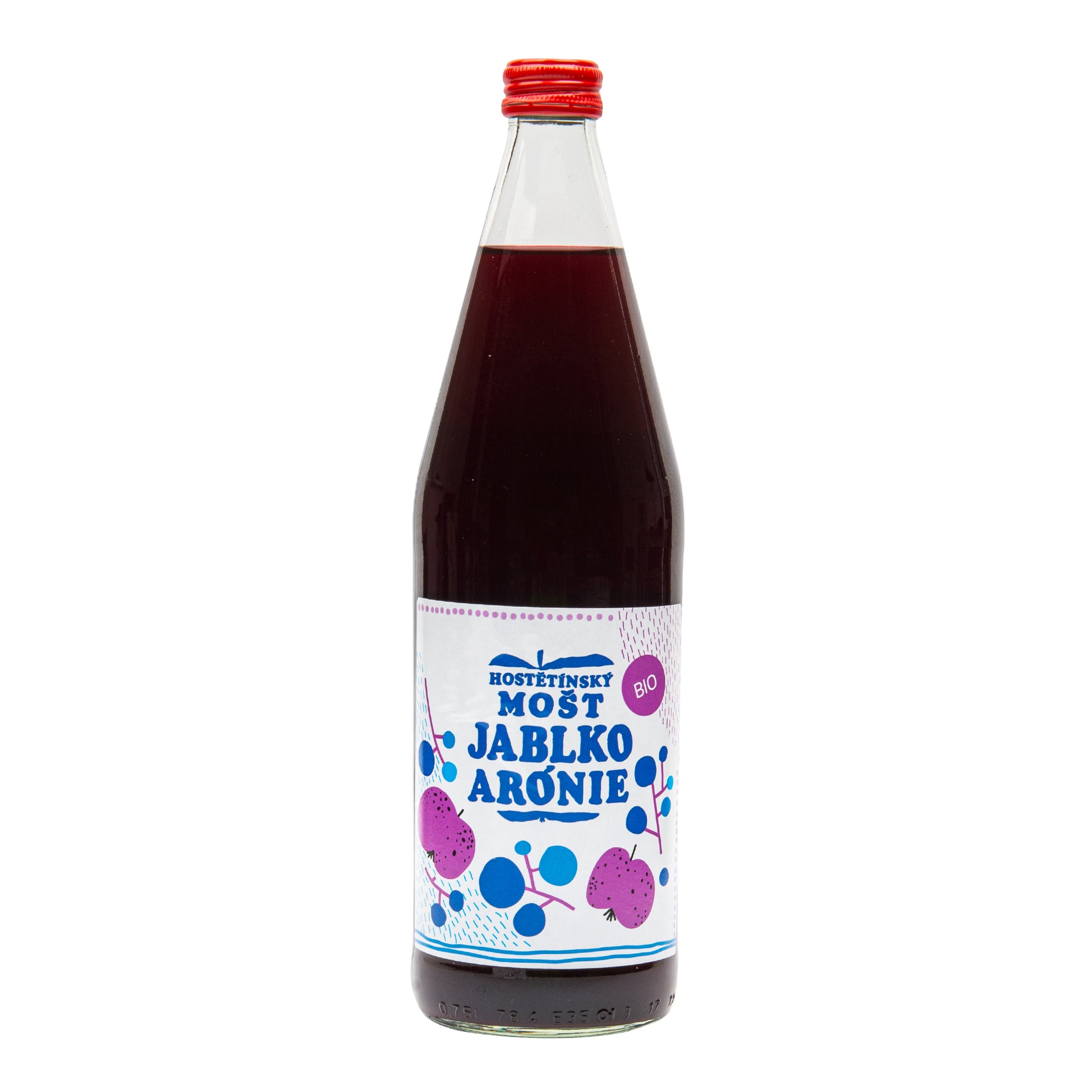 550080 Mošt jablečný s aronií 750 ml BIO  MOŠTÁRNA HOSTĚTÍN-2