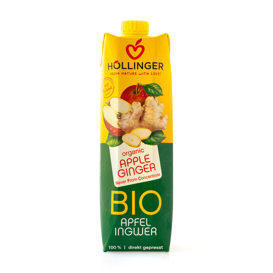550169 Džus jablečno-zázvorový 1 l BIO   HOLLINGER-1