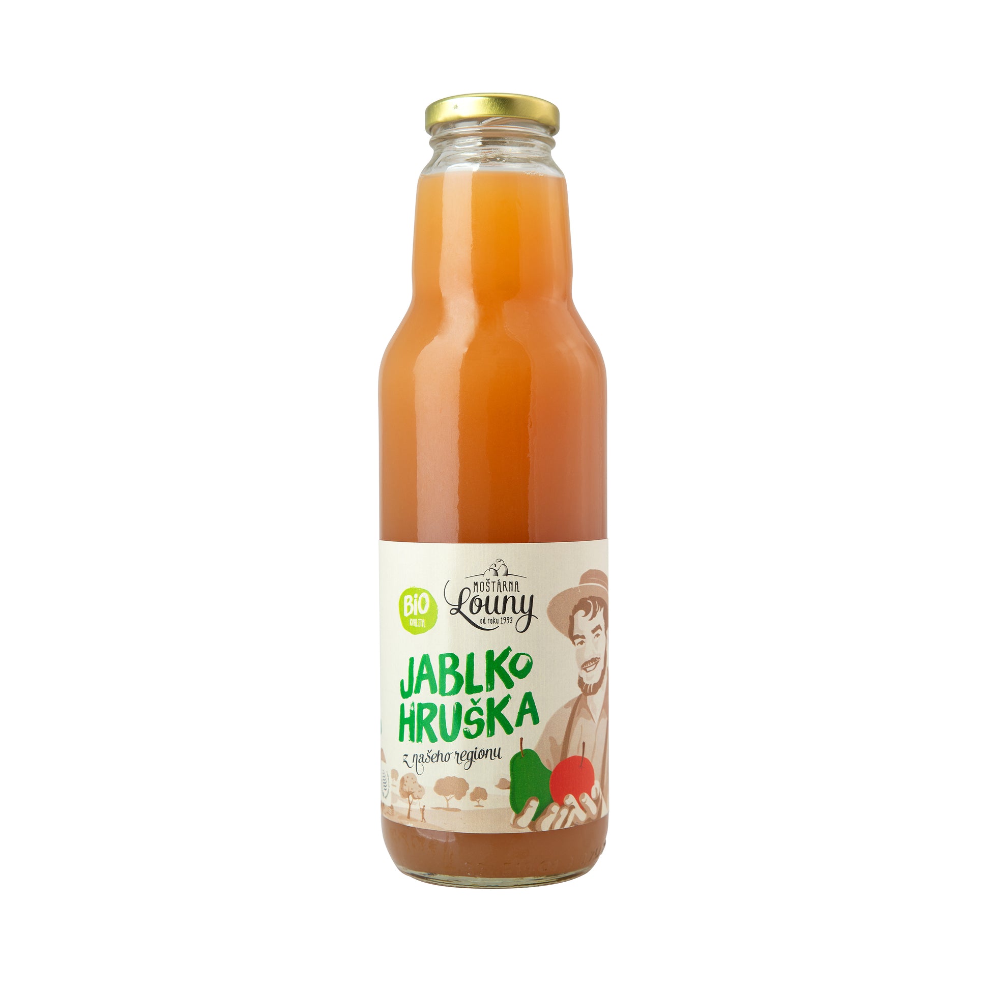 550177 Mošt jablečný s hruškou 750 ml BIO   MOŠTÁRNA LOUNY-1