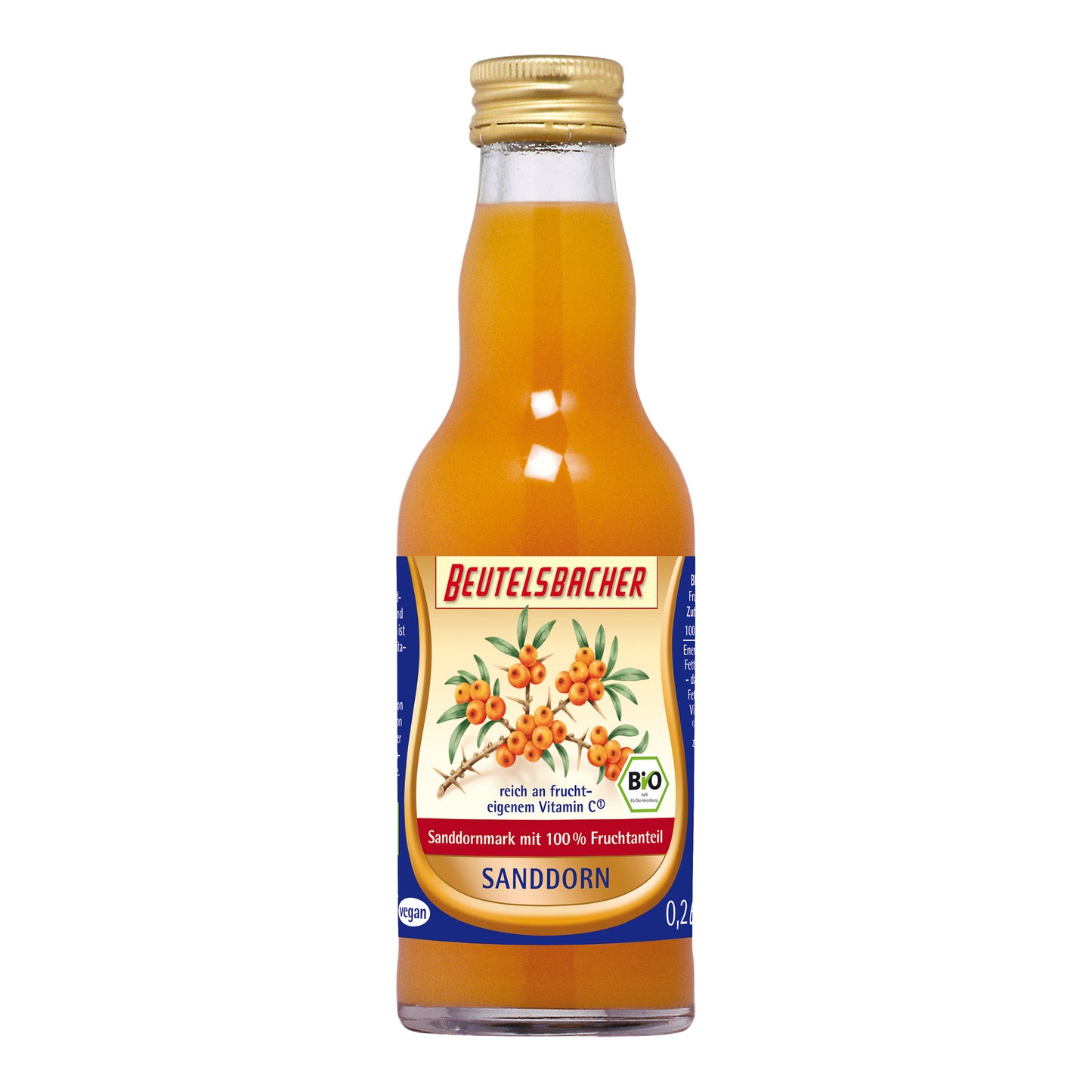550182 Šťáva rakytníková 100 % 0,2 l BIO   BEUTELSBACHER-1