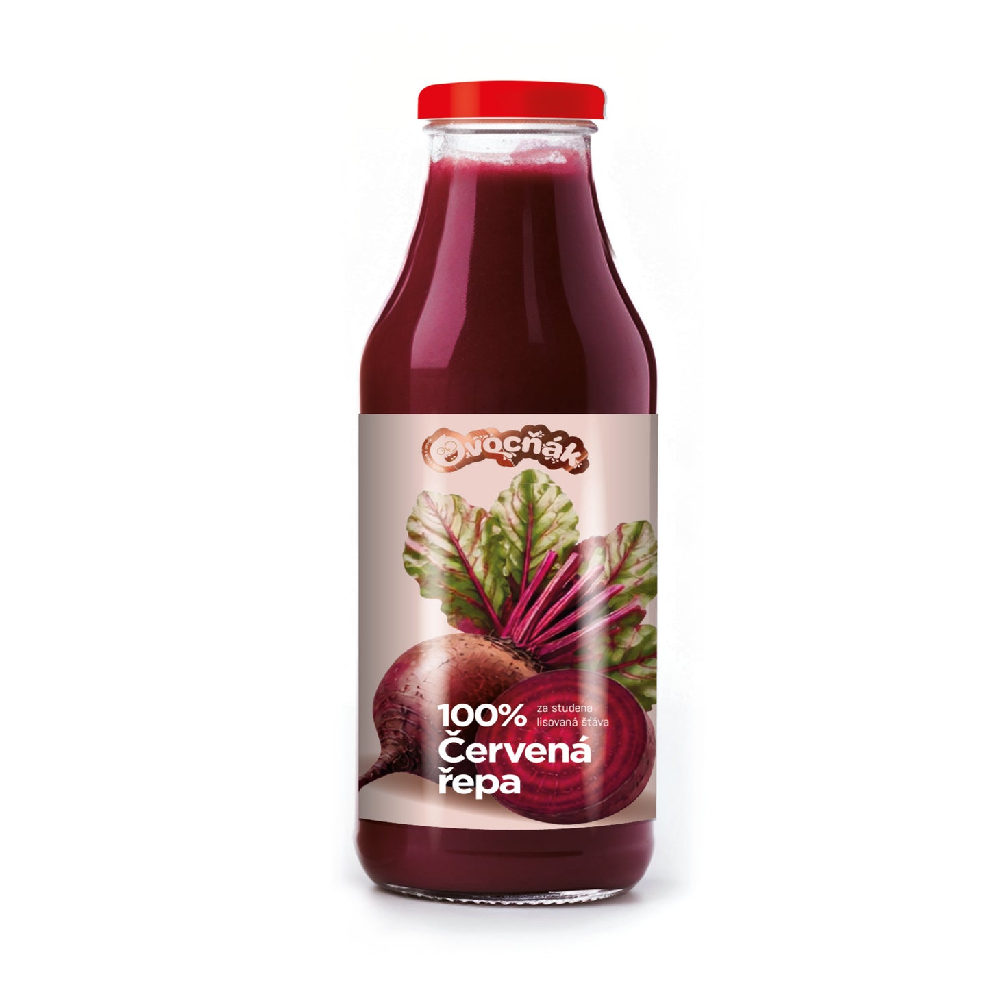 552126 Šťáva z červené řepy 100% sklo 750 ml   OVOCŇÁK-1