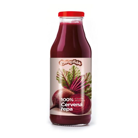 552126 Šťáva z červené řepy 100% sklo 750 ml   OVOCŇÁK-1