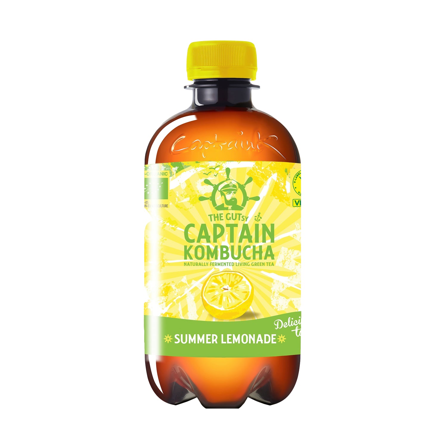 570094 Captain kombucha lemonade letní edice 400 ml BIO   THE GUTSY-1