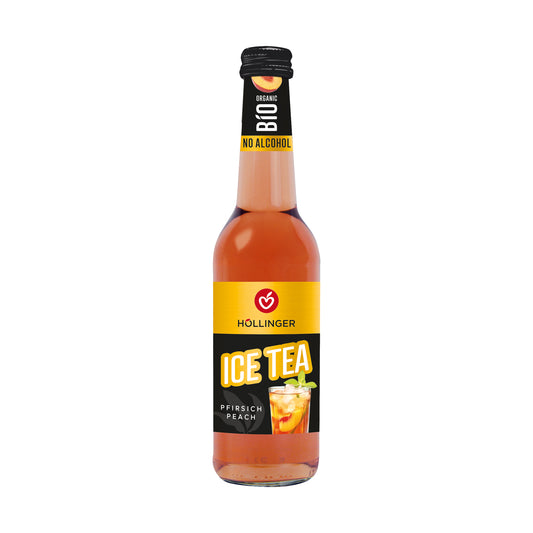 570106 Drink nealkoholický Ice Tea Broskev 330 ml BIO   HOLLINGER-1