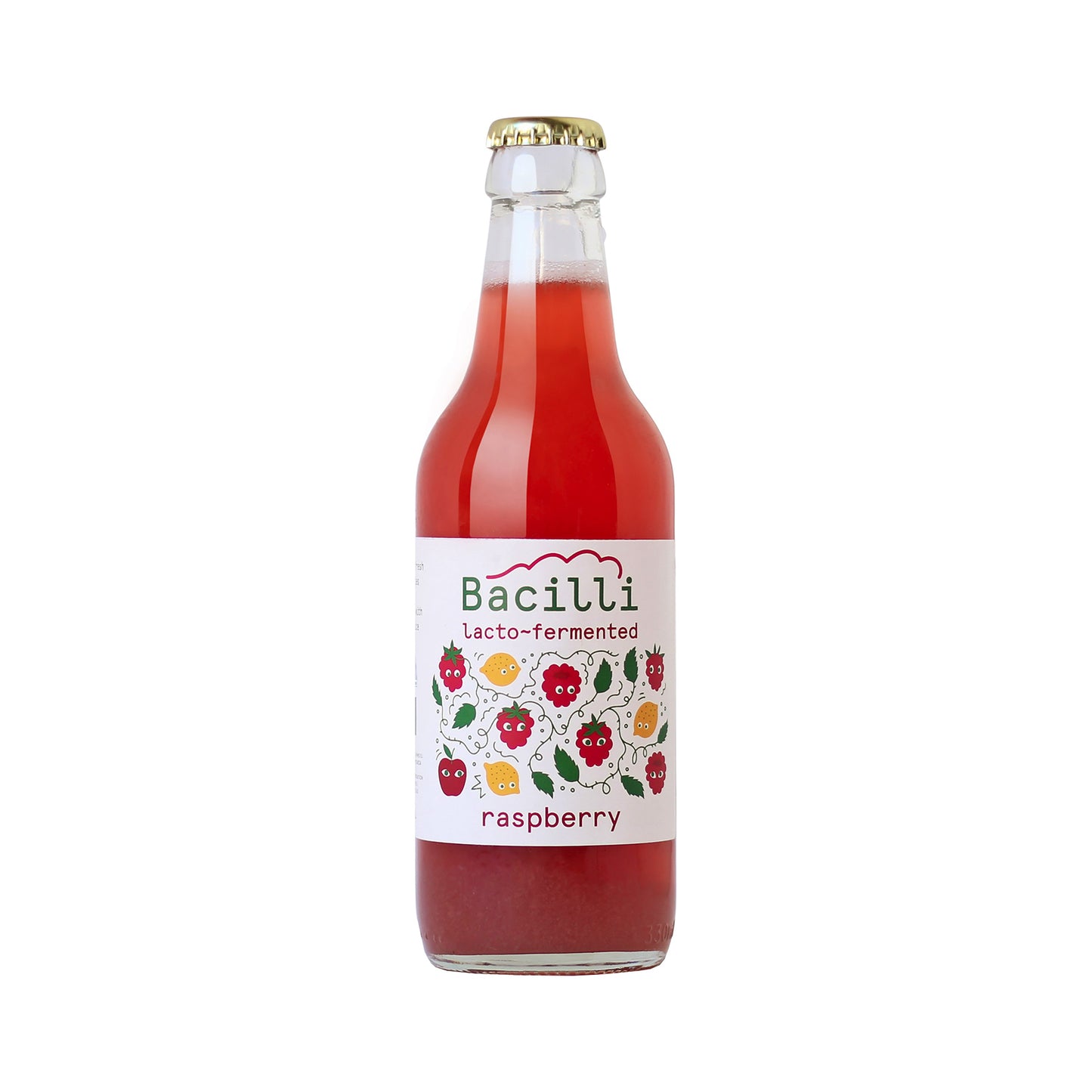 570108 Limonáda fermentovaná Malinovka 330 ml BIO   BACILLI-1