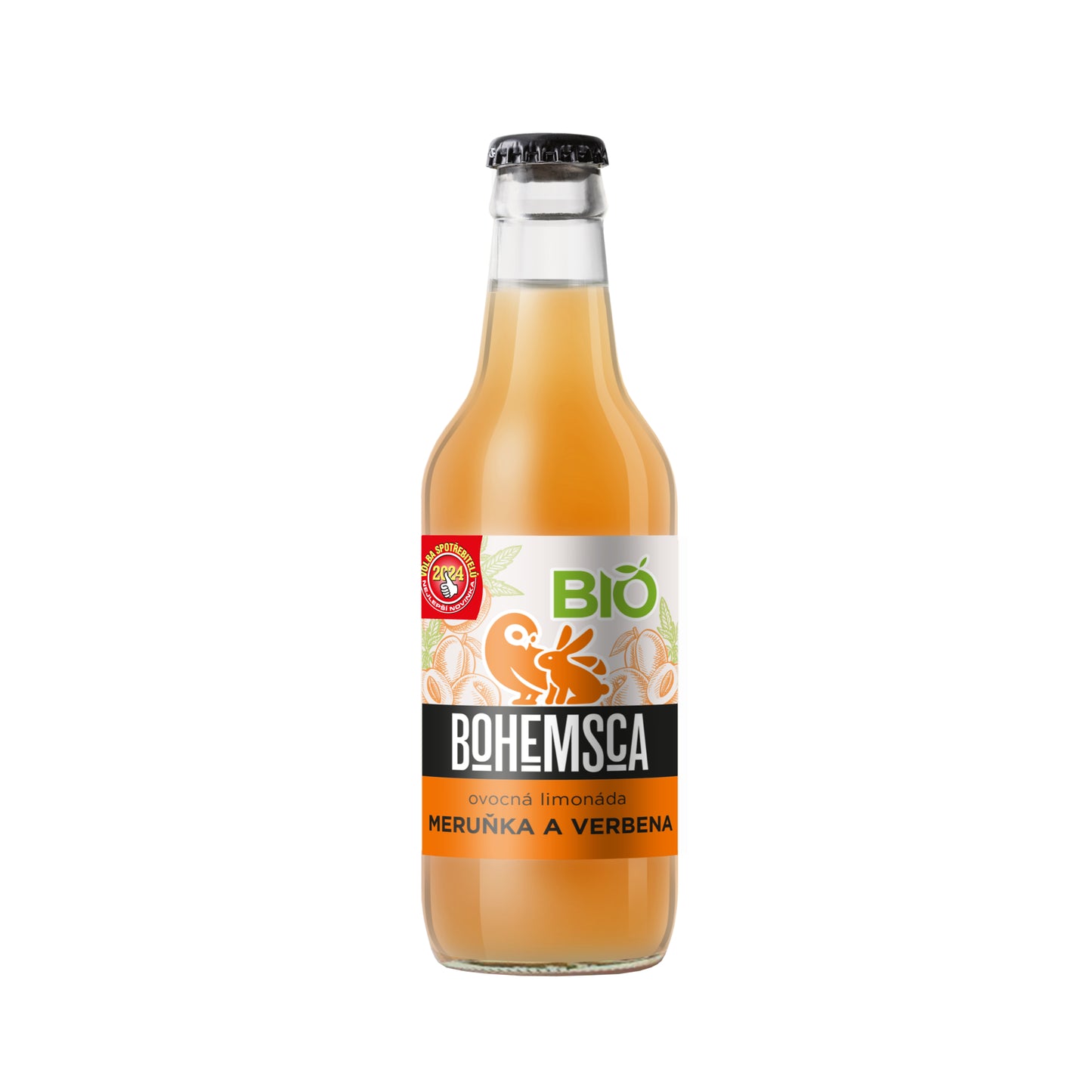 570157 Limonáda Meruňka a verbena 330 ml BIO   BOHEMSCA-1
