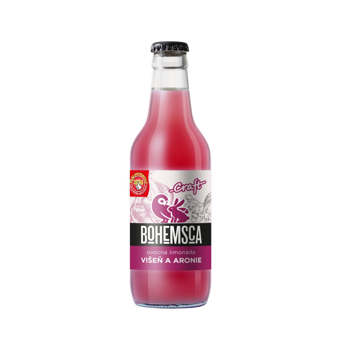 570158 Limonáda Craft Višeň a arónie 330 ml   BOHEMSCA-1