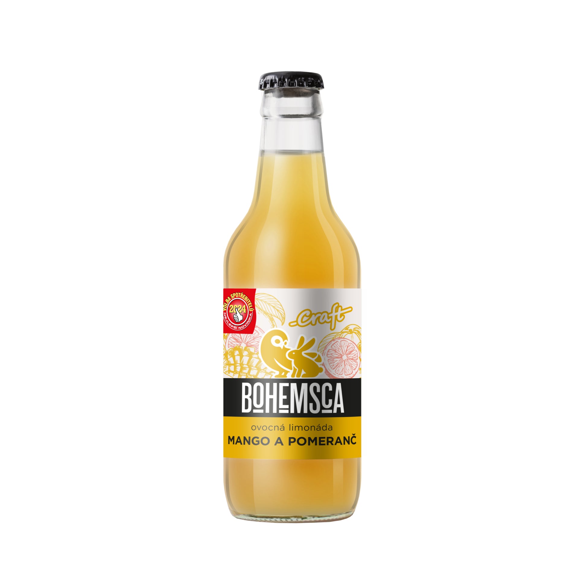 570159 Limonáda Craft Mango a pomeranč 330 ml   BOHEMSCA-1