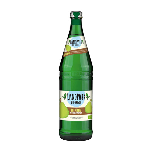 570168 Voda minerální s příchutí hrušky 750 ml BIO   LANDPARK