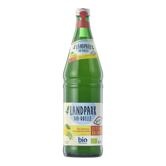 570170 Limonáda s příchutí citrónu a bezu 750 ml BIO   LANDPARK