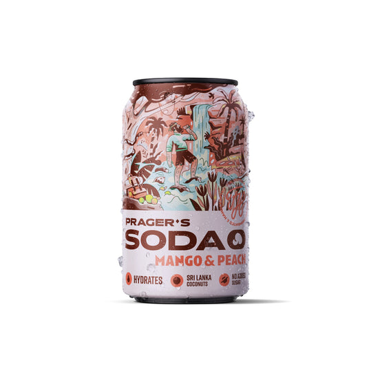 572074 Soda Mango a broskev 330 ml   PRAGER'S-1