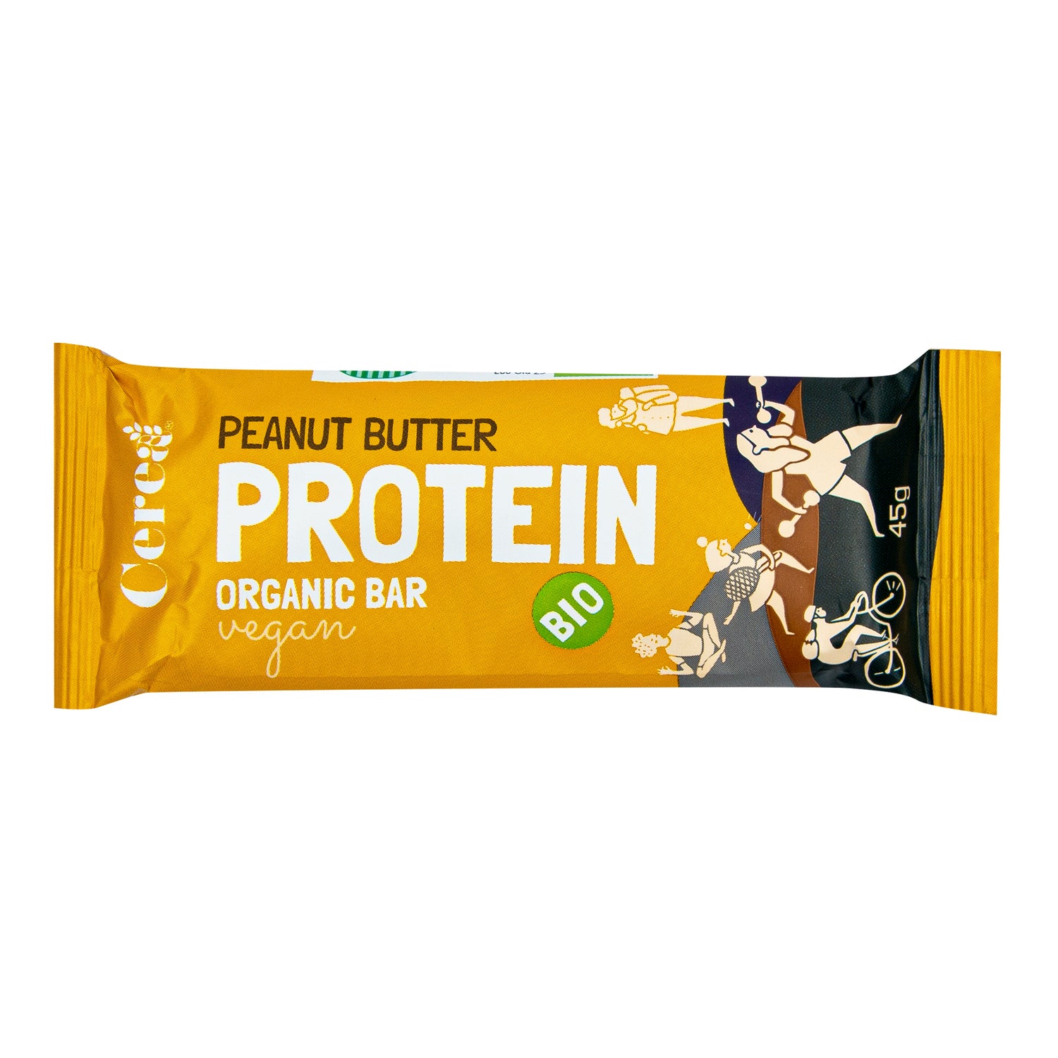 630238 Tyčinka Protein Bar arašídová 45 g BIO   CEREA-1