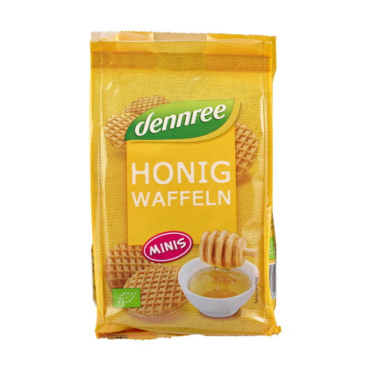 630263 Vafle medové mini 150 g BIO   DENNREE-1