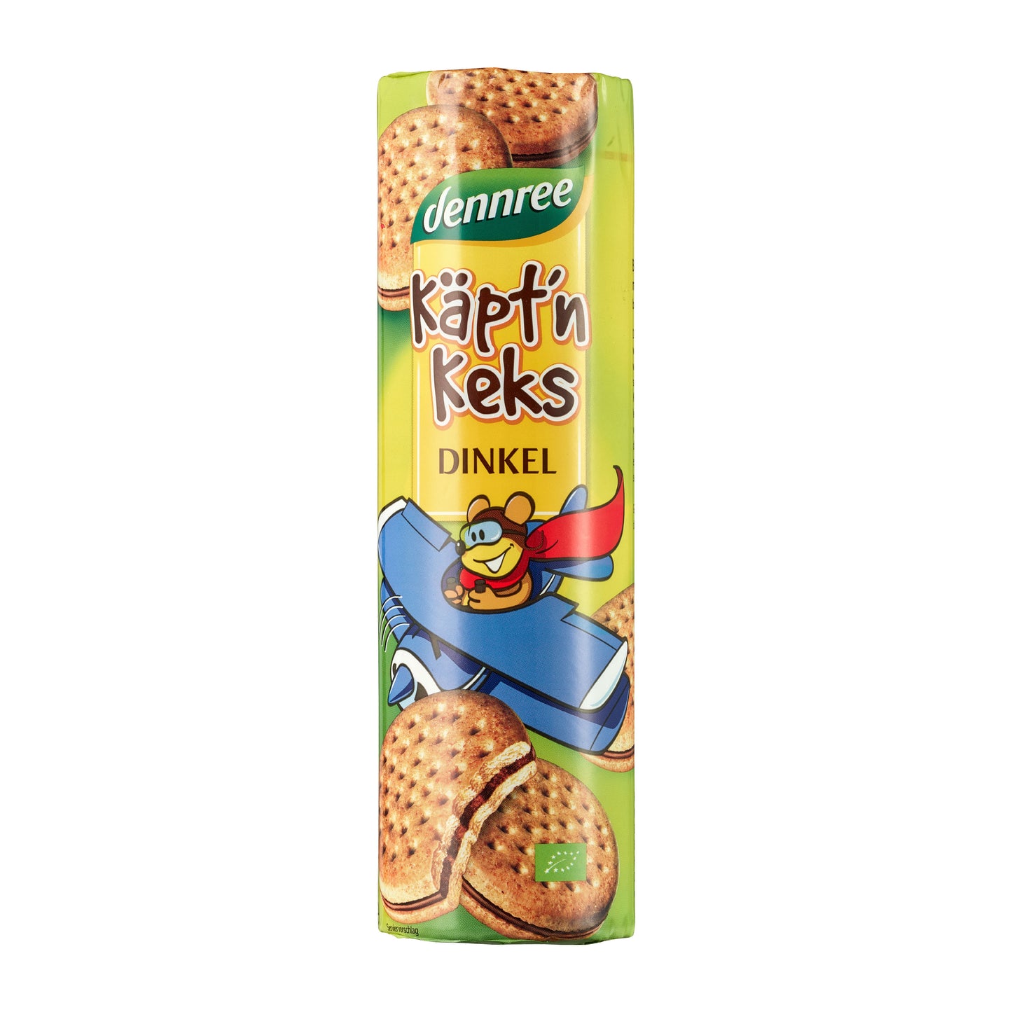 630267 Sušenky špaldové s kakaovou náplní 330 g BIO   DENNREE-1