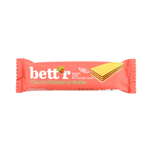 630332 Oplatka s lískovými oříšky a kakaem veganská 30 g BIO   BETT´R-1