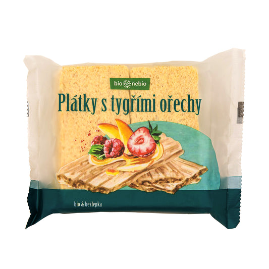 630369 Plátky křupavé s tygřími ořechy 100 g BIO   BIO NEBIO-1