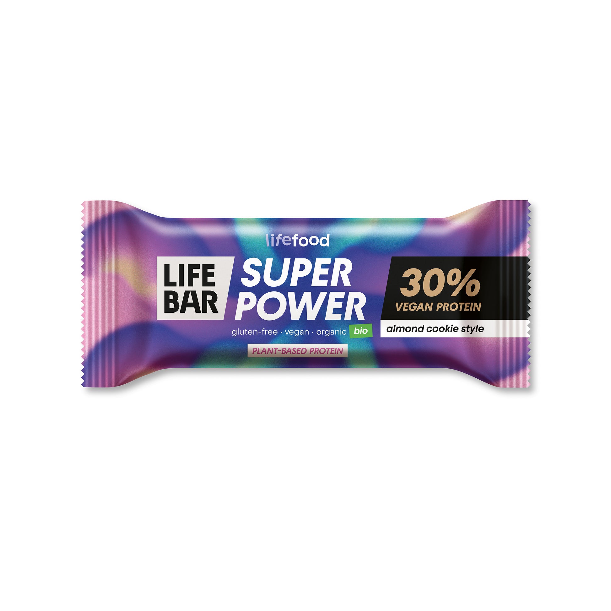 630380 Tyčinka Lifebar mandlová Super Power 40 g BIO   LIFE FOOD-1