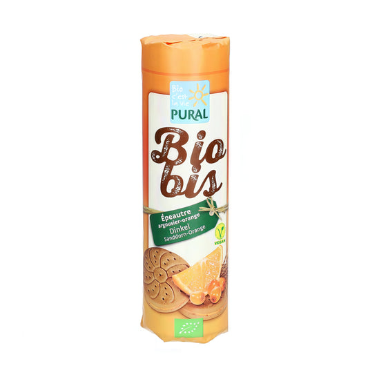 630383 Sušenky špaldové s rakytníkovo-pomerančovým krémem 300 g BIO   PURAL-1
