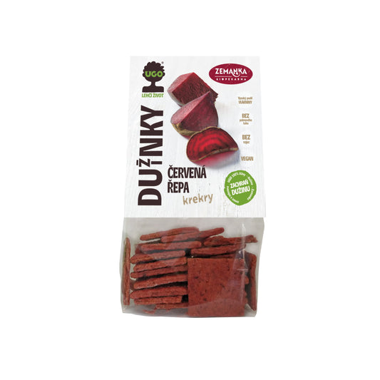 630401 Krekry slané s dužinou z červené řepy 100 g   ZEMANKA-1