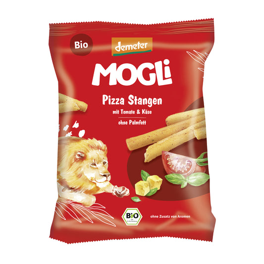 630431 Pizza tyčinky se sýrem a olivovým olejem dětské  75 g BIO   MOGLI