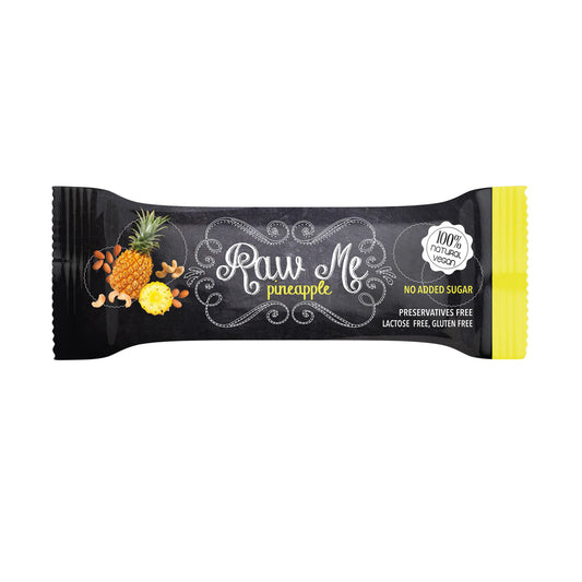 631022 Tyčinka ovocná s příchutí ananasu 45 g   RAW ME-1