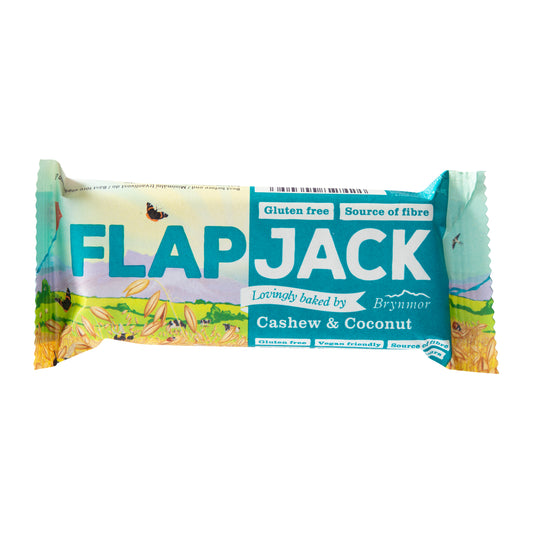 632049 Flapjack ovesný kešu-kokos bezlepkový 80 g   BRYNMOR-1
