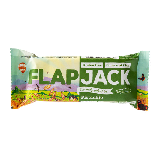 632050 Flapjack ovesný pistácie bezlepkový 80 g   BRYNMOR-1