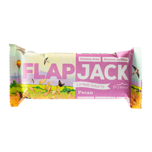 632051 Flapjack ovesný pekan bezlepkový 80 g   BRYNMOR-1